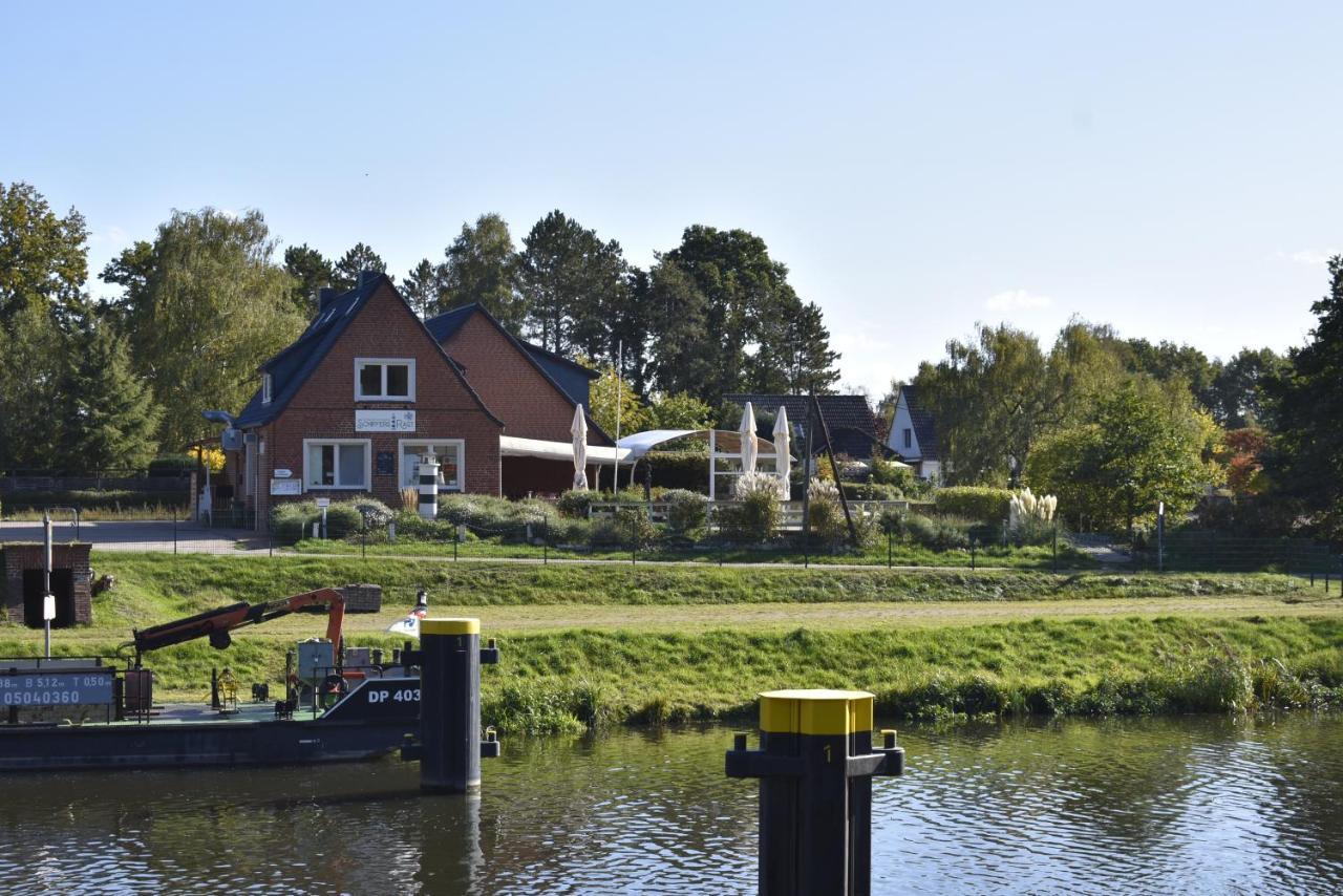 Pension Zur Schleuse Garni Am Elbe Luebeck - Kanal In Witzeeze Eksteriør bilde
